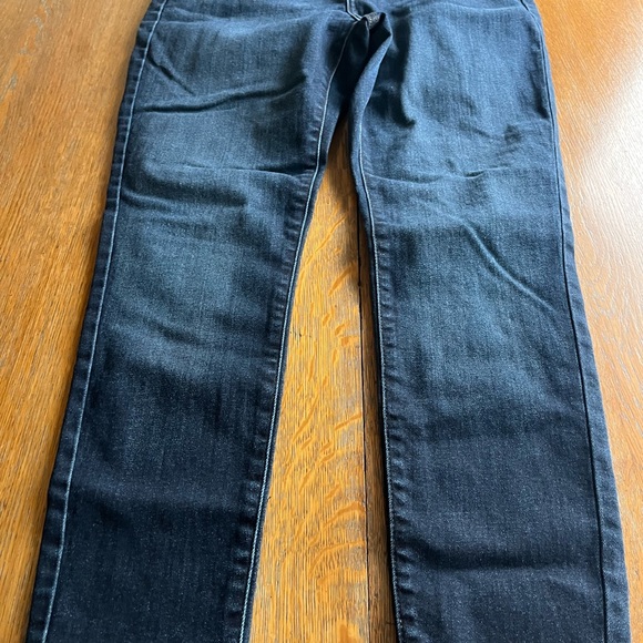 Everlane The Curvy High Rise Skinny Jeans Dark Indigo Size 30 Crop - Picture 3 of 15